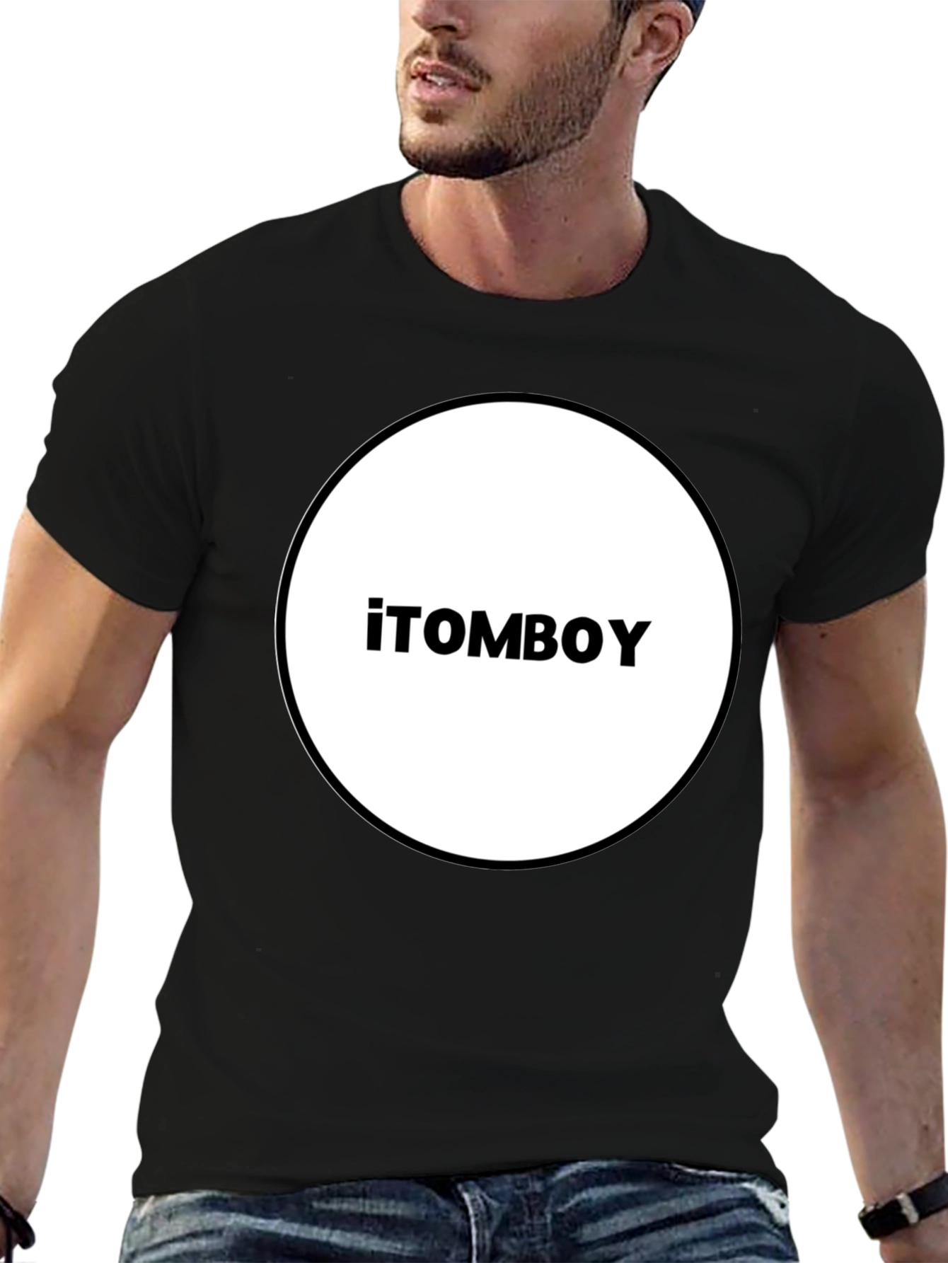 iTomboy Graphic Tee - Classic Black T-Shirt