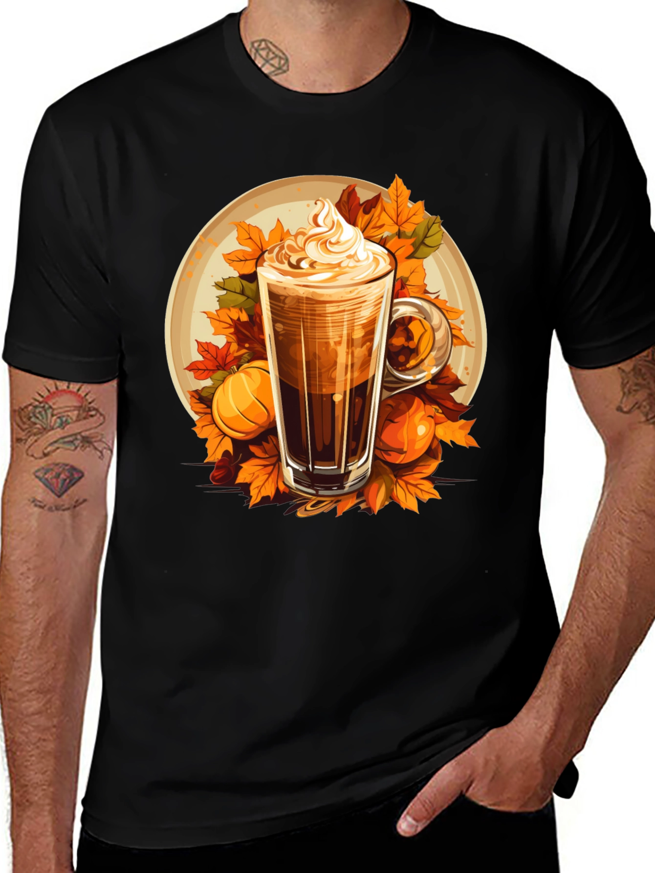 Pumpkin Spice Latte Fall T-Shirt