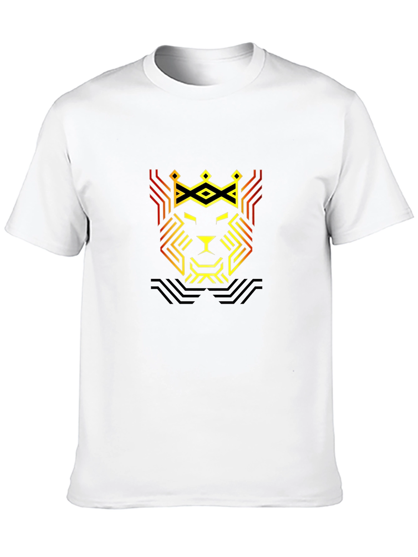 Lion King Geometric Black T-Shirt