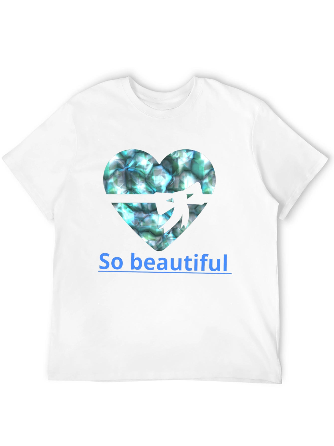 Heart Gemstone T-Shirt - So Beautiful