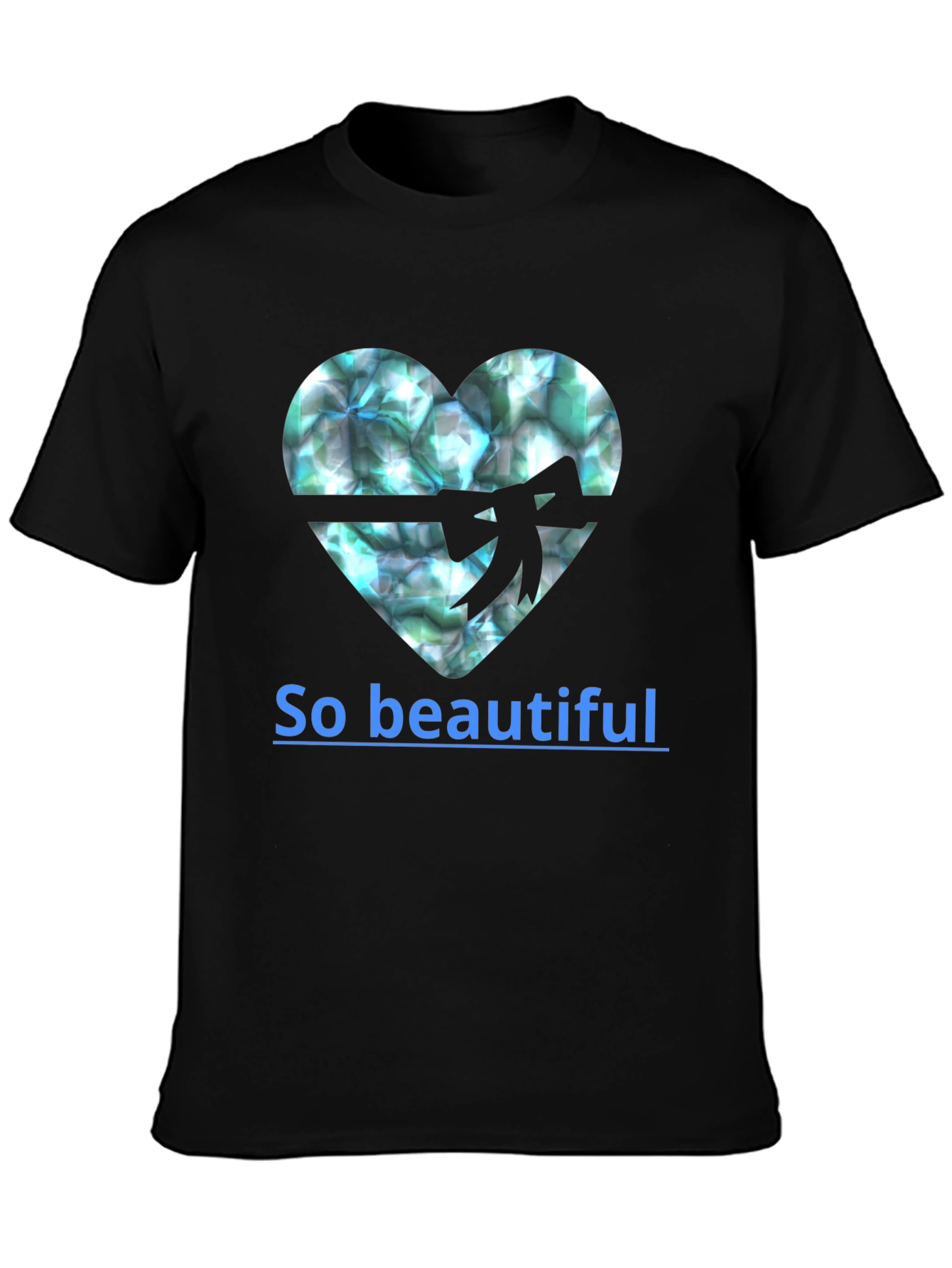 Heart Gemstone T-Shirt - So Beautiful