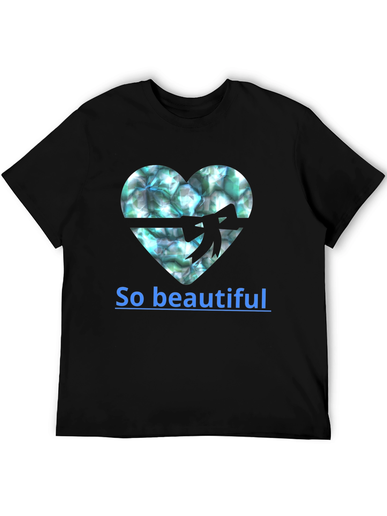 Heart Gemstone T-Shirt - So Beautiful