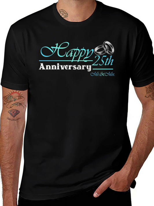 Happy 25th Anniversary Graphic T-Shirt