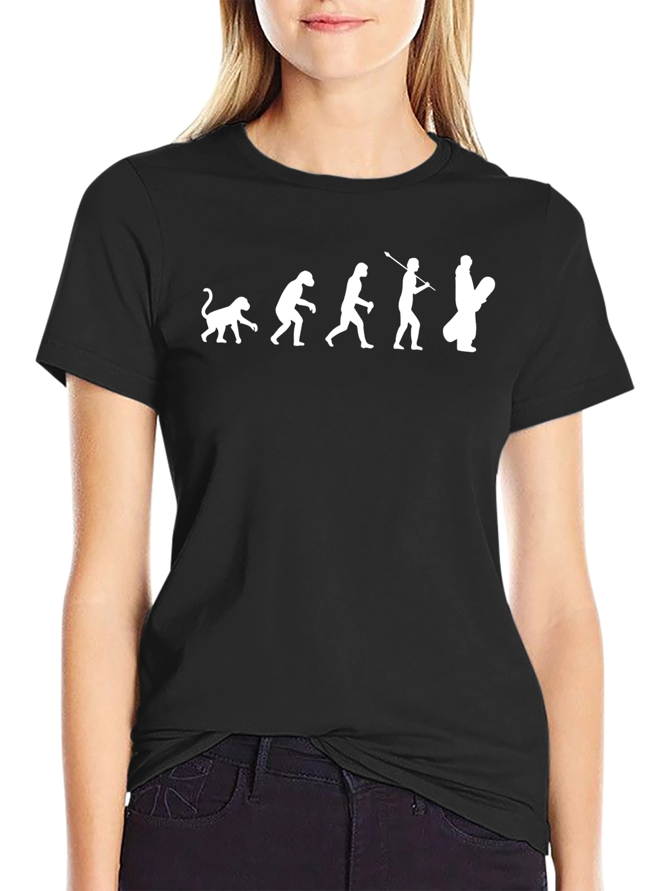 Evolution Snowboarder T-Shirt - Black