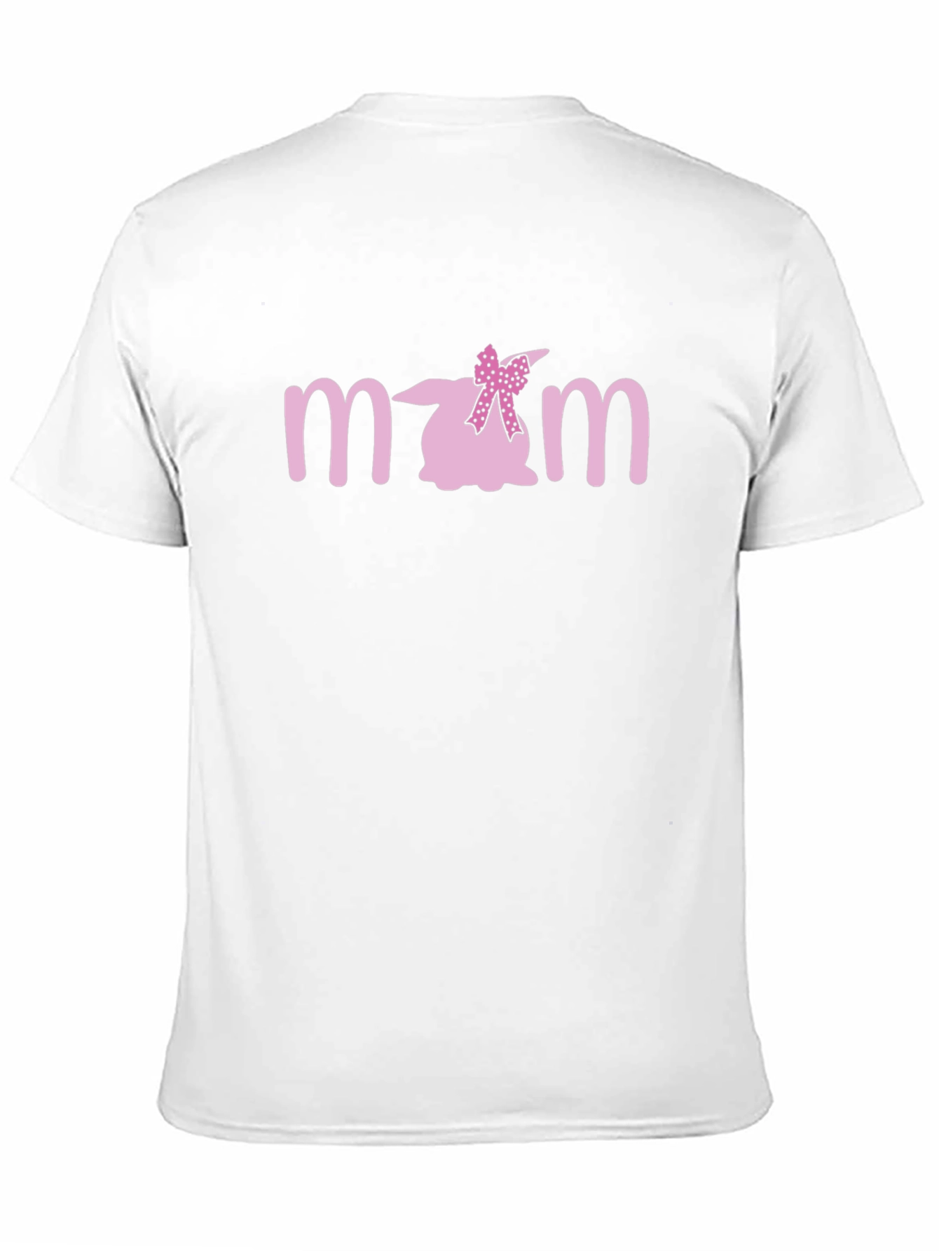 Cute Bunny Mom T-Shirt - Black