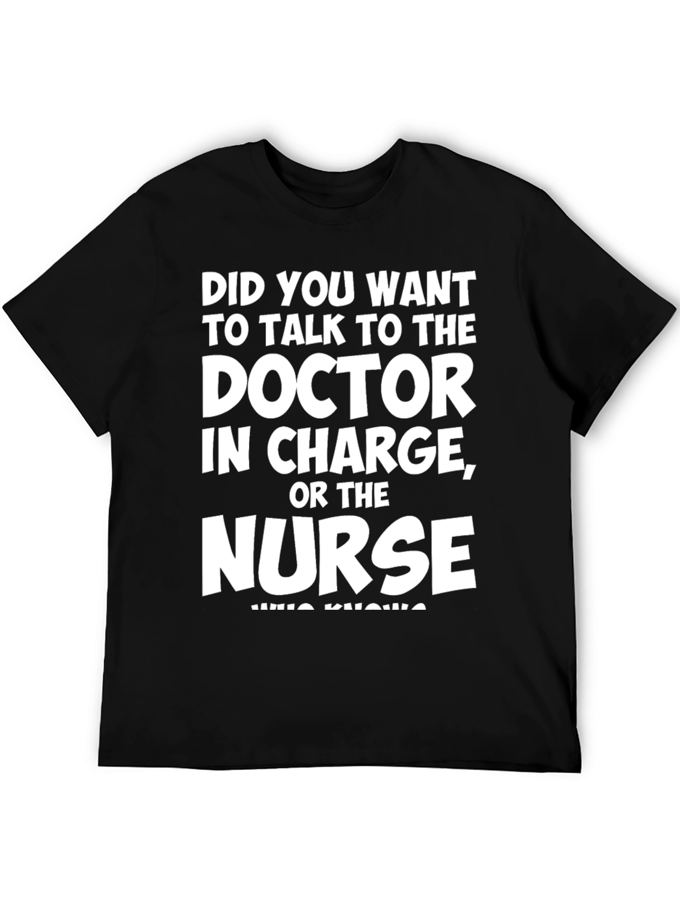 Funny Doctor vs Nurse Graphic T-Shirt