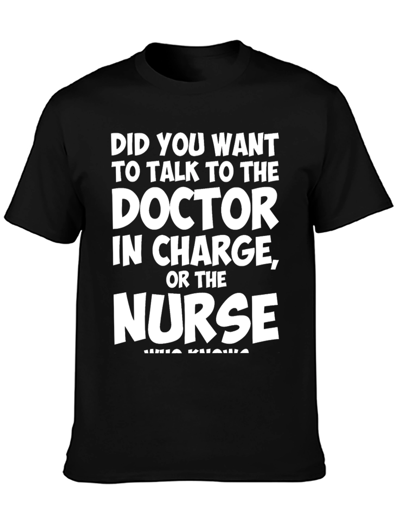 Funny Doctor vs Nurse Graphic T-Shirt