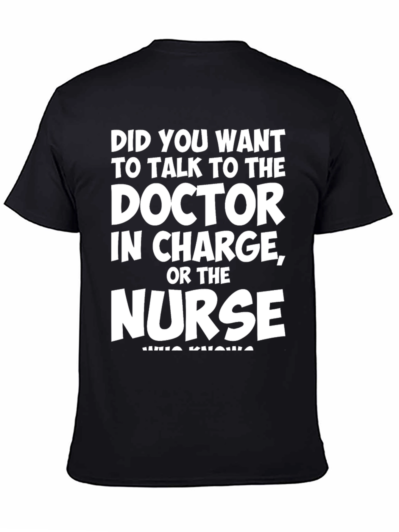 Funny Doctor vs Nurse Graphic T-Shirt
