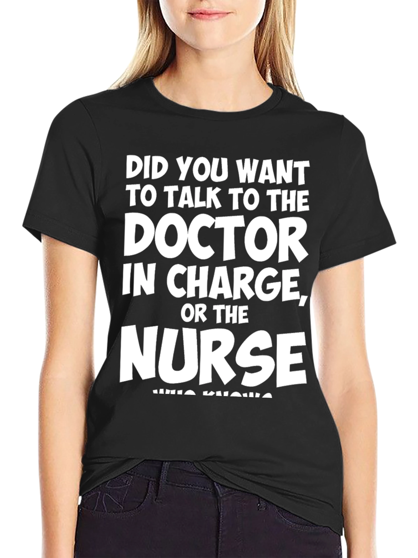 Funny Doctor vs Nurse Graphic T-Shirt