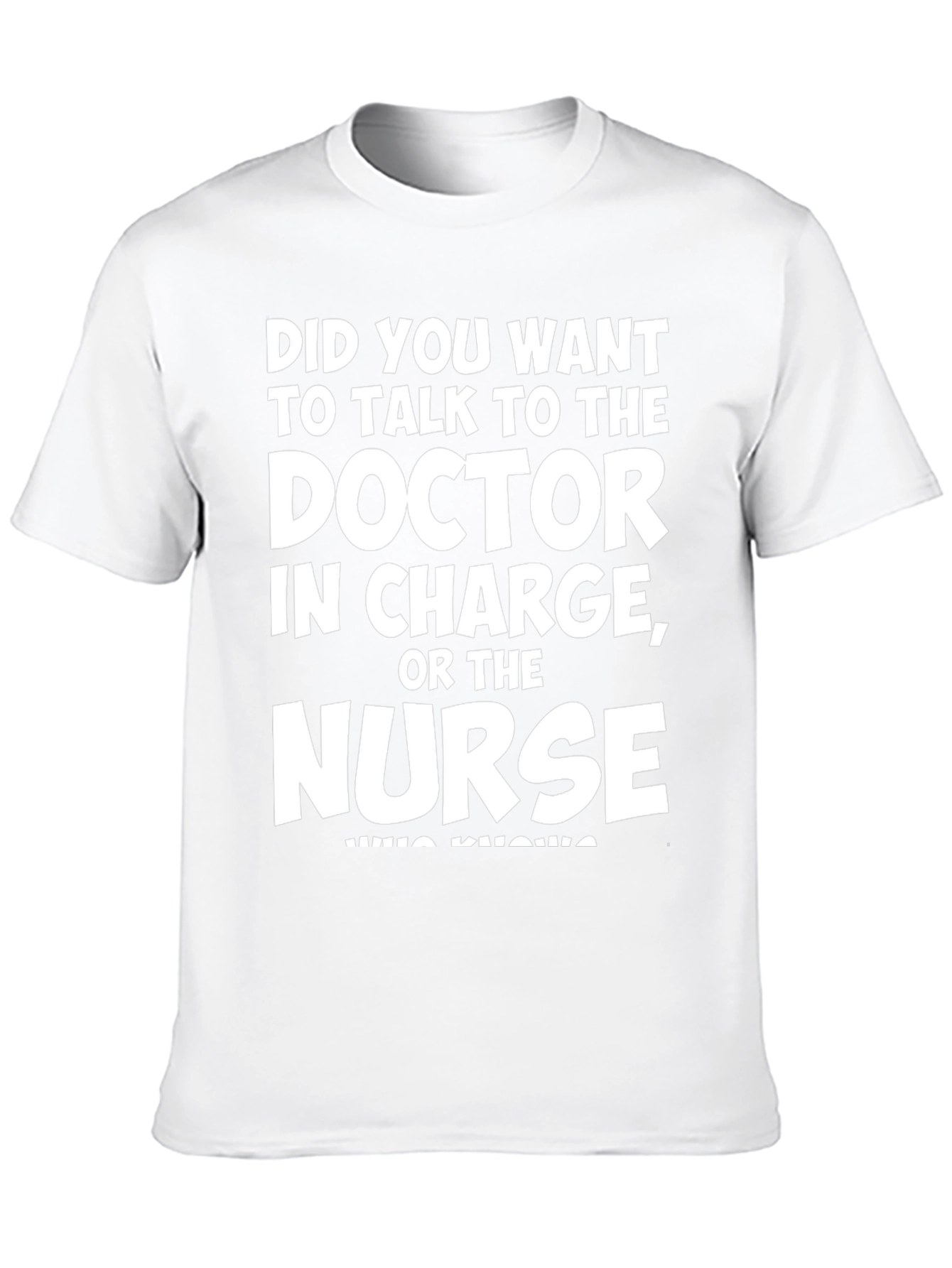 Funny Doctor vs Nurse Graphic T-Shirt