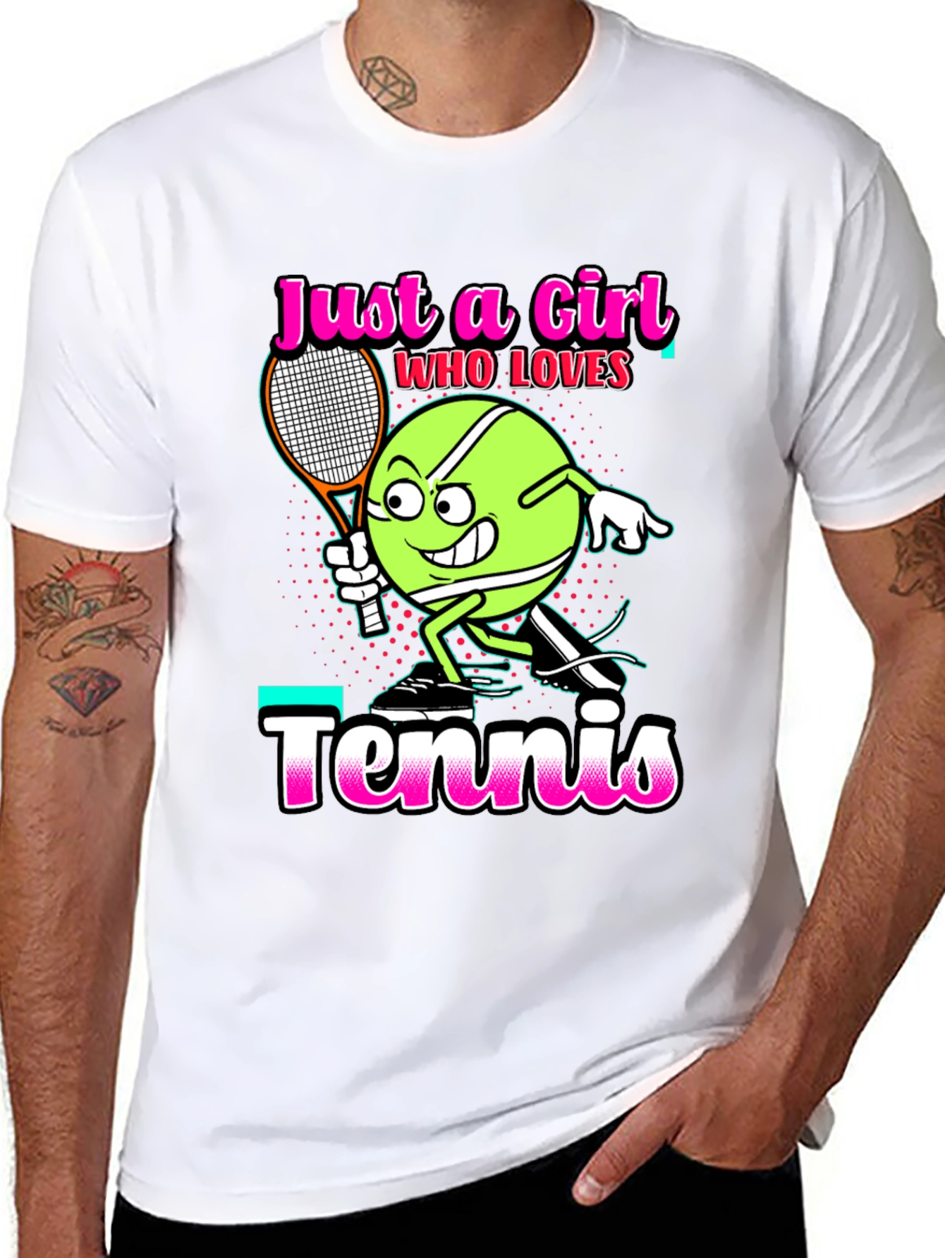 Just a Girl Who Loves Tennis T-Shirt