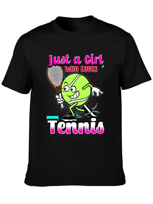 Just a Girl Who Loves Tennis T-Shirt