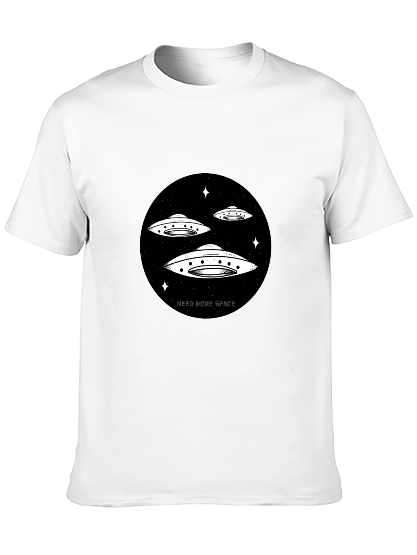 Need More Space UFO Graphic Tee