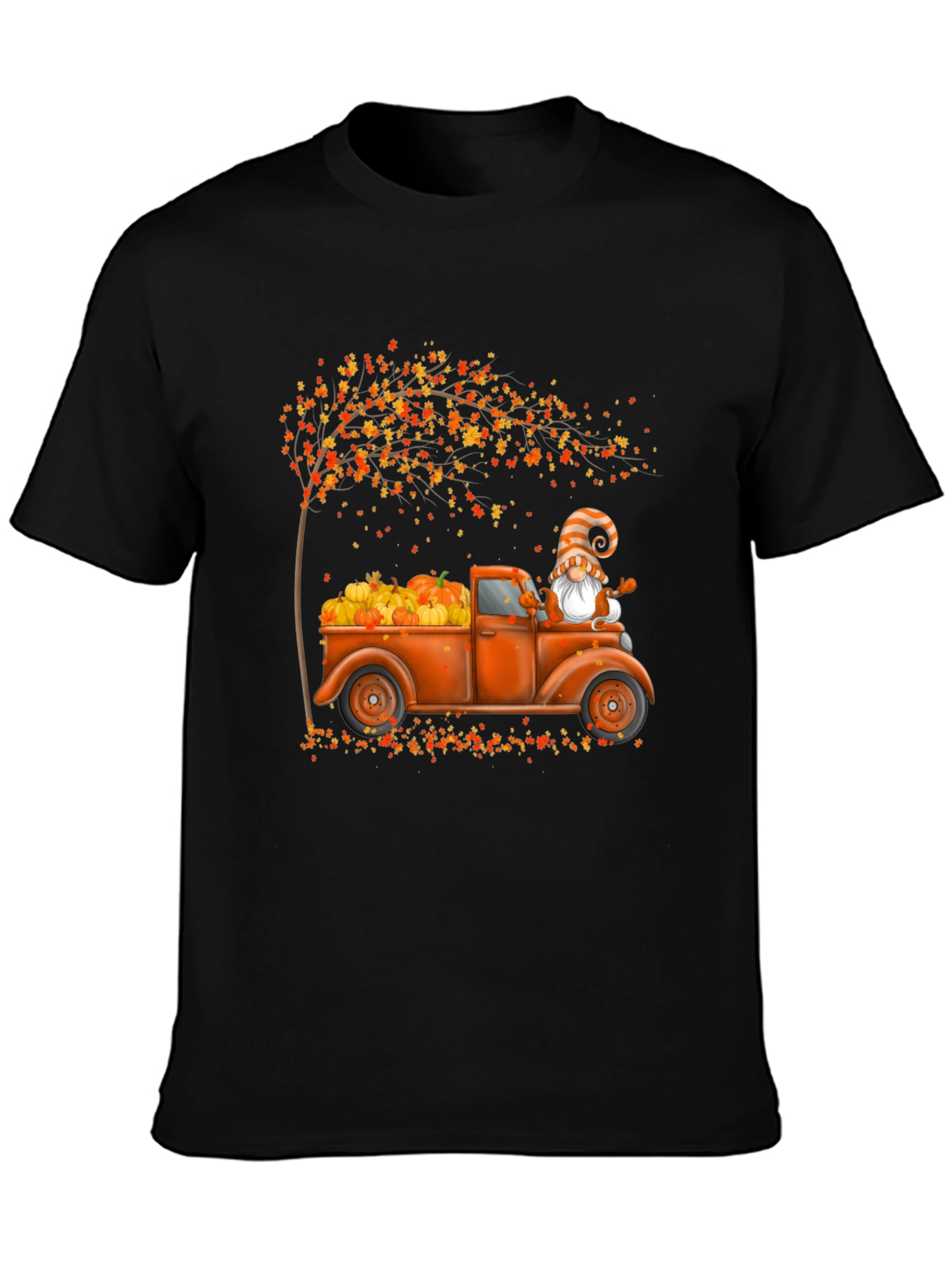 Fall Truck & Gnome Graphic Tee