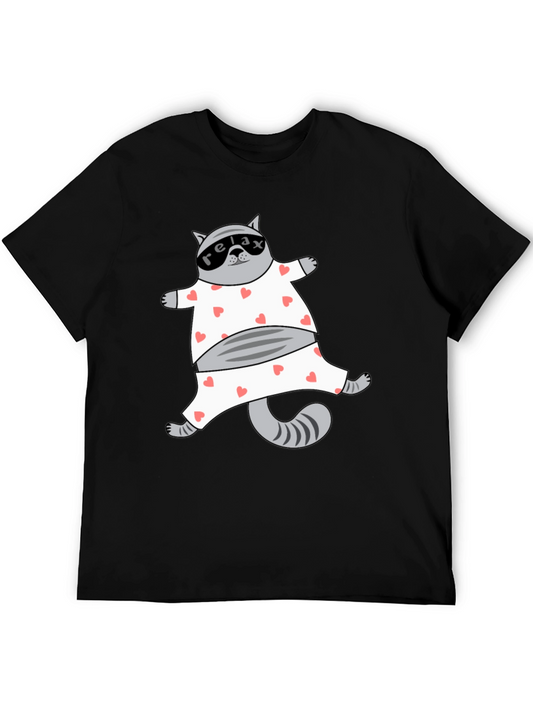 Relaxed Cat Pajama T-Shirt