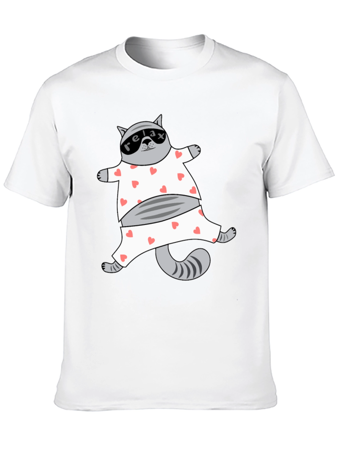 Relaxed Cat Pajama T-Shirt