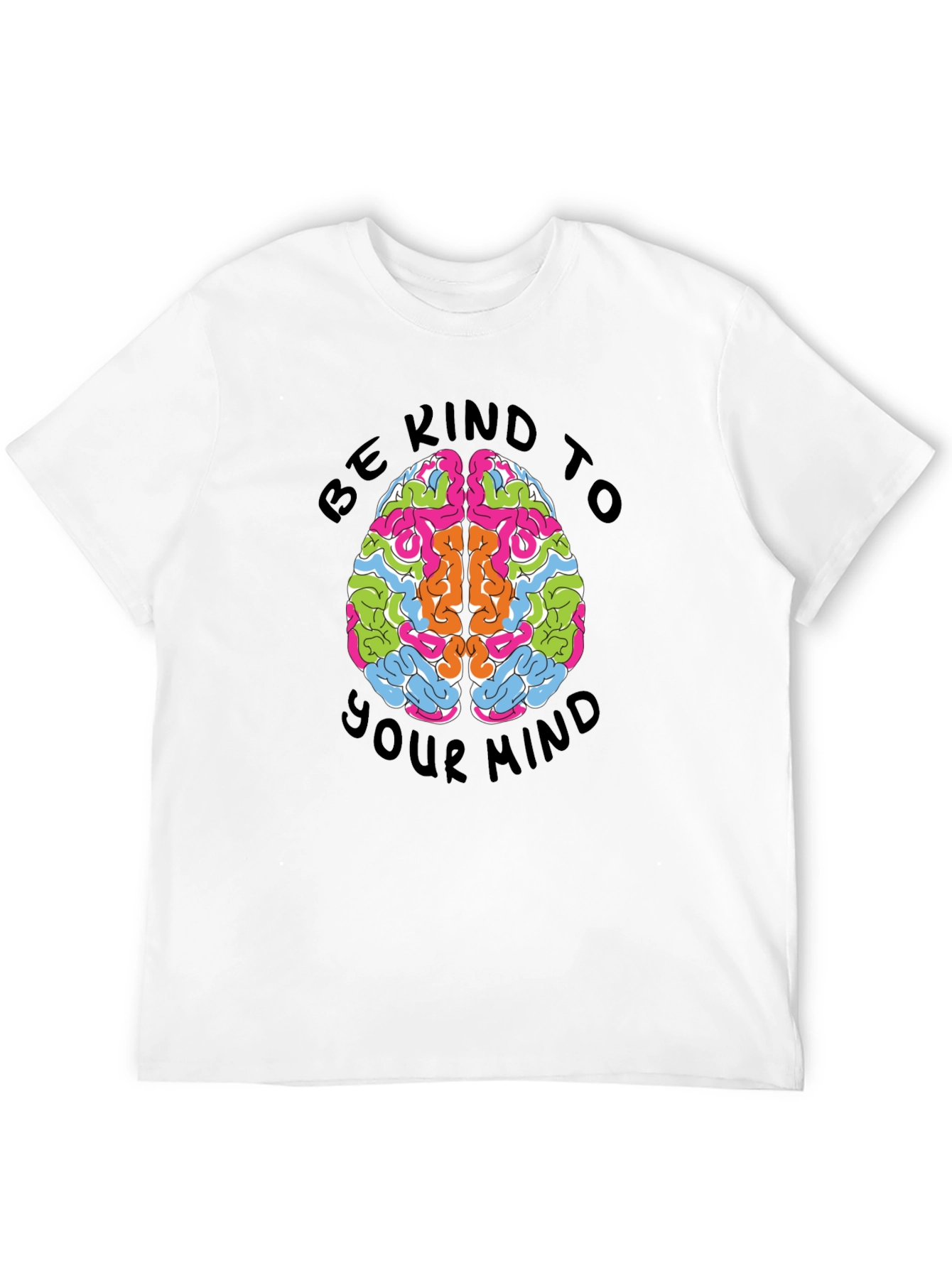 Kind Mind T-Shirt Brain Graphic Tee
