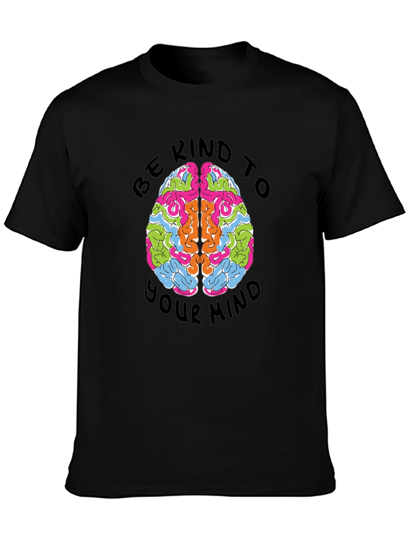 Kind Mind T-Shirt Brain Graphic Tee