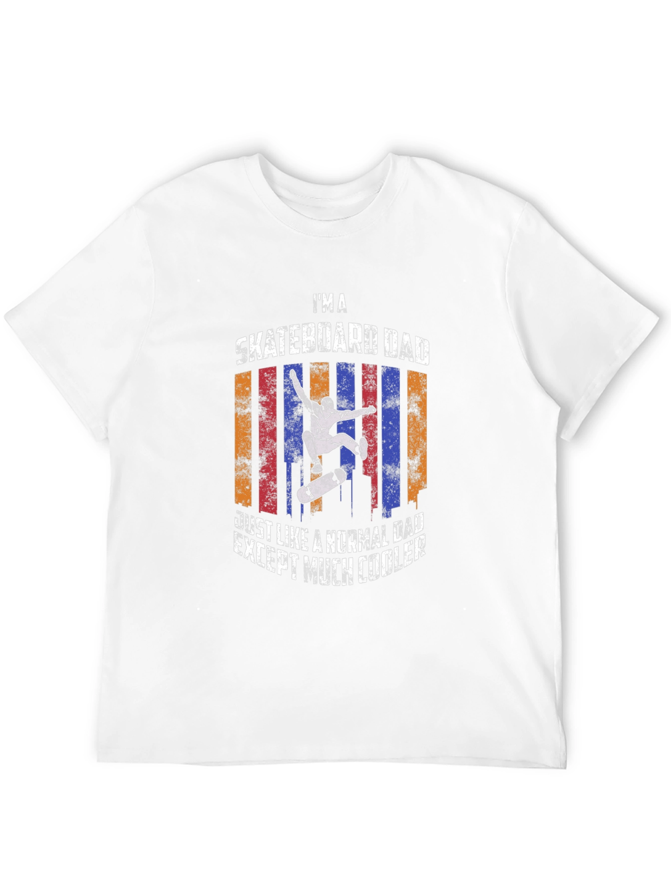 Skateboard Dad T-Shirt - Cool Fathers Day Tee