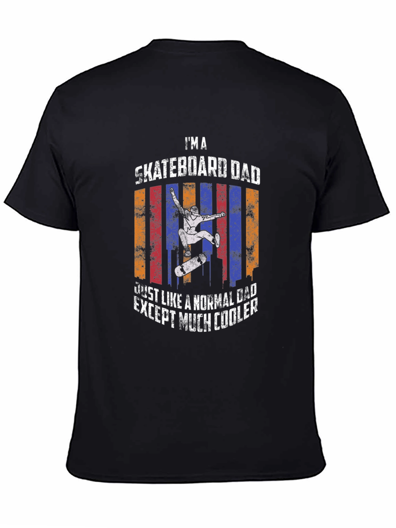 Skateboard Dad T-Shirt - Cool Fathers Day Tee