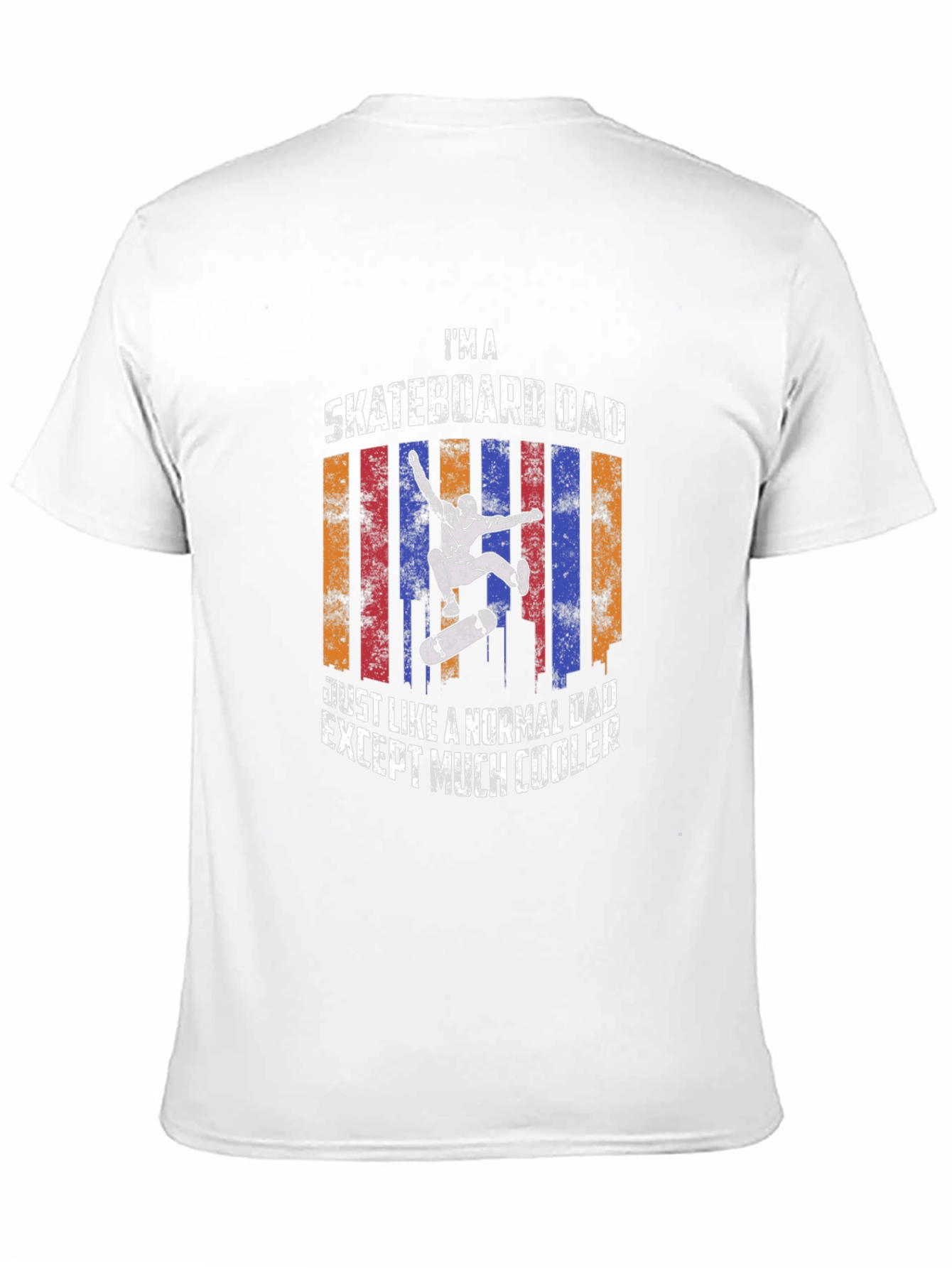 Skateboard Dad T-Shirt - Cool Fathers Day Tee