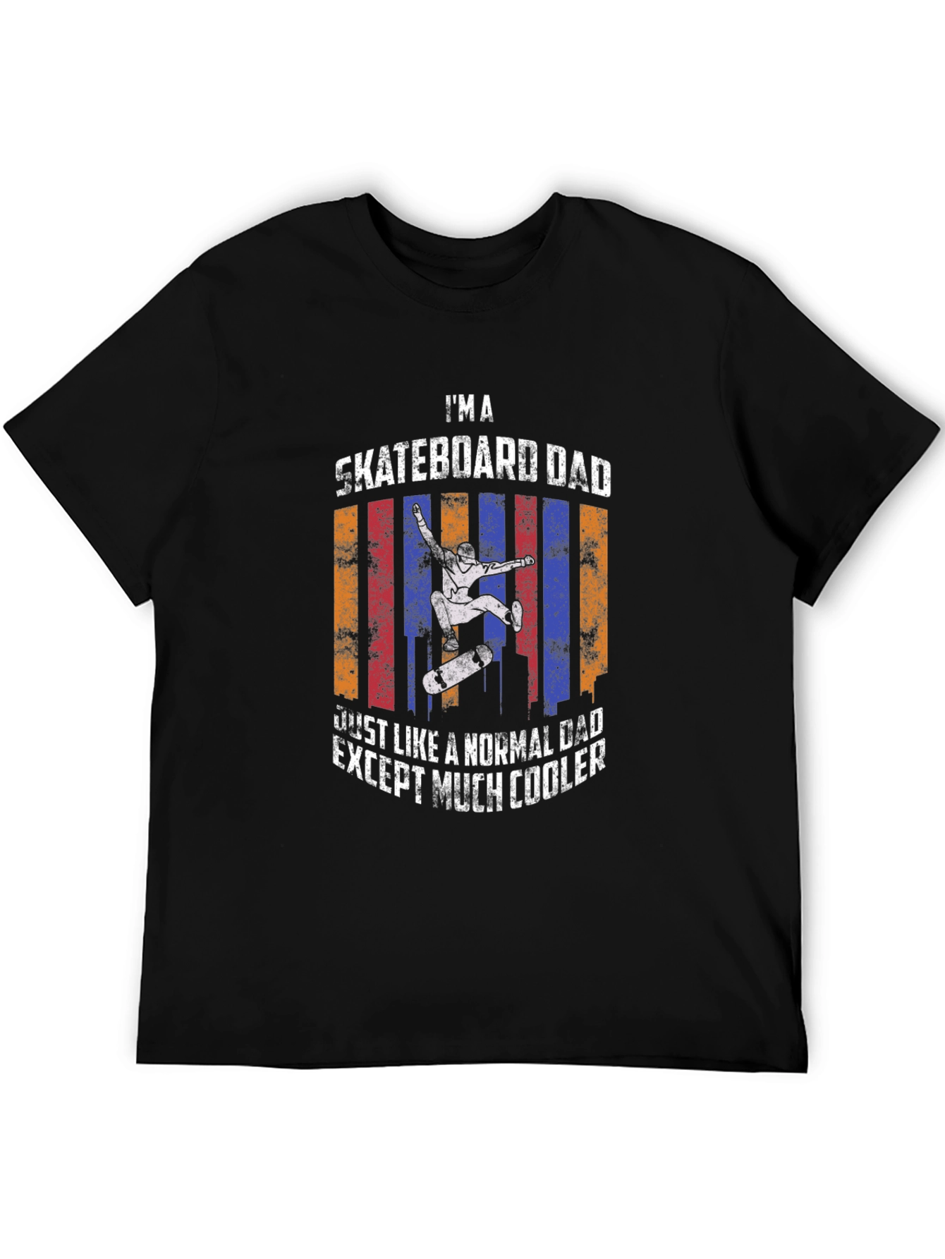 Skateboard Dad T-Shirt - Cool Fathers Day Tee