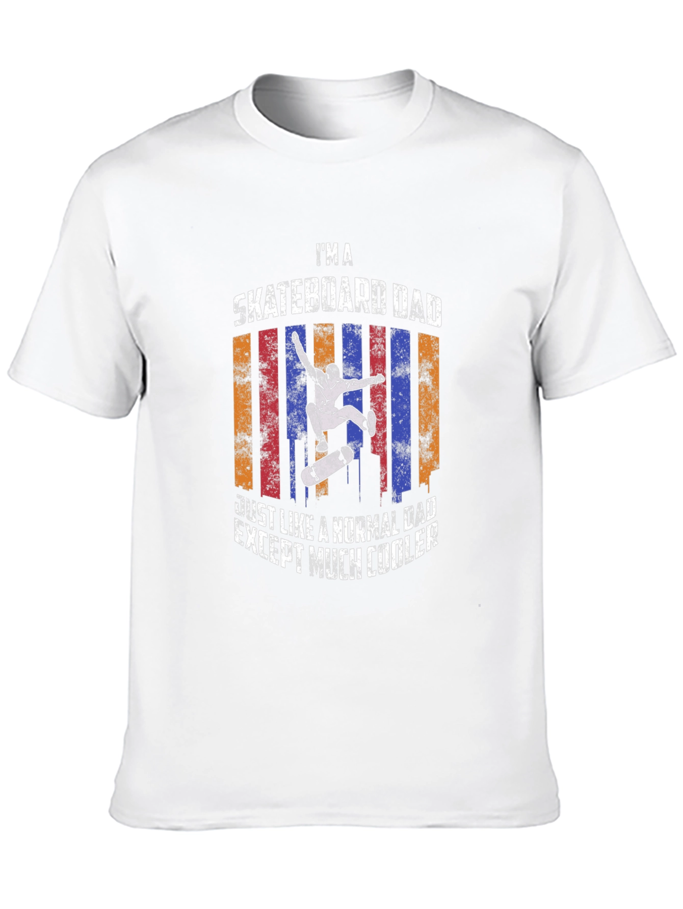 Skateboard Dad T-Shirt - Cool Fathers Day Tee