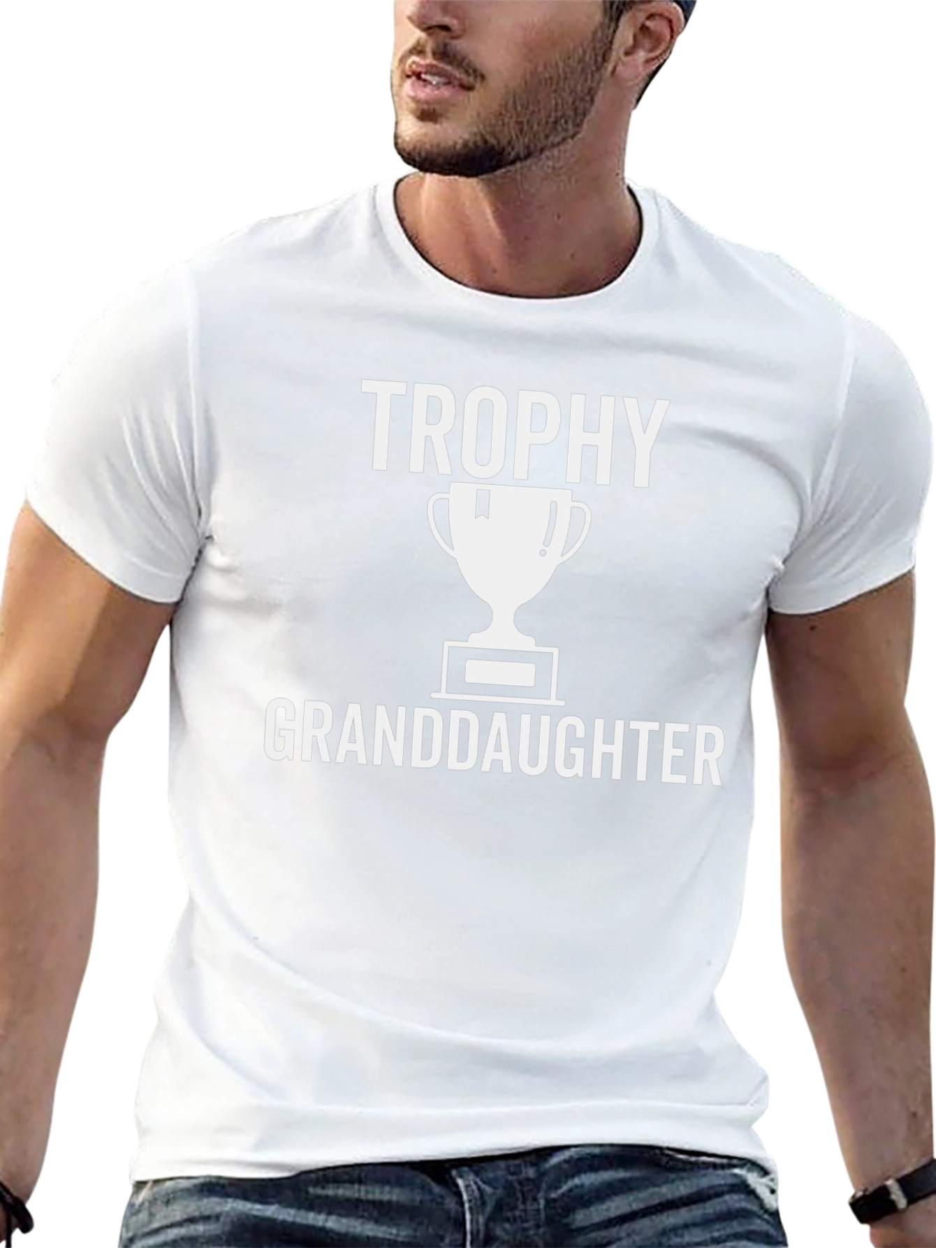 Trophy Granddaughter Graphic T-Shirt
