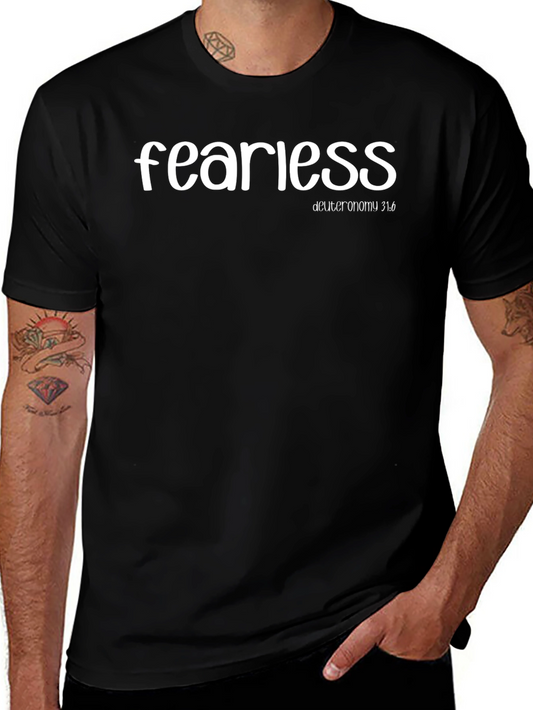 Fearless Graphic Tee - Black Unisex T-Shirt