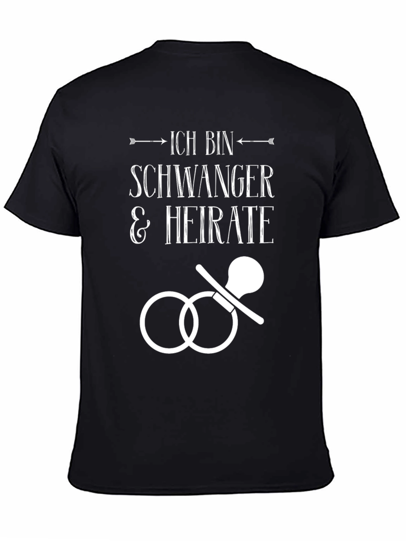 Ich Bin Schwanger & Heiratet T-Shirt