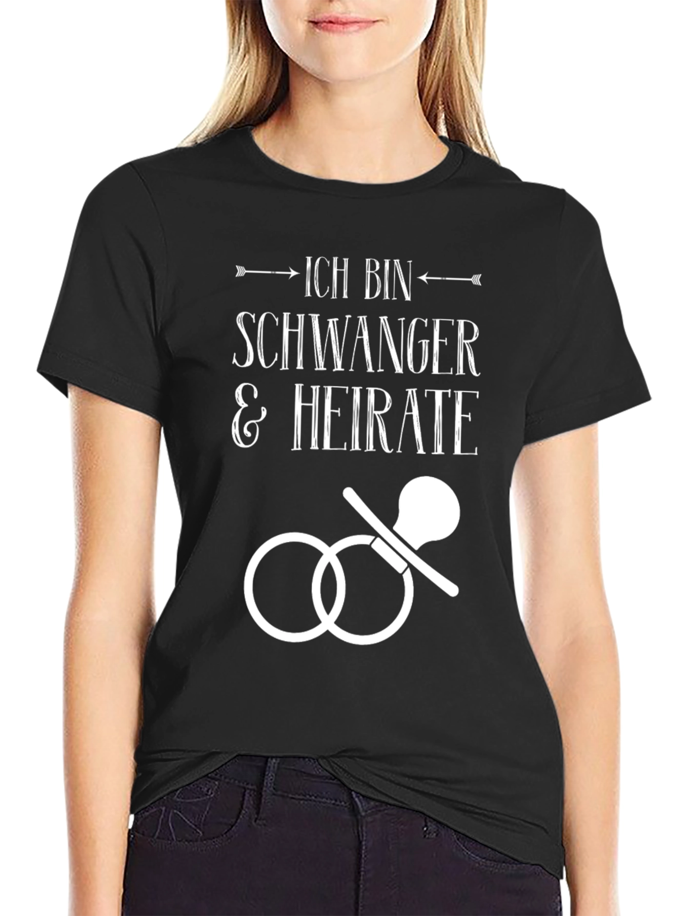 Ich Bin Schwanger & Heiratet T-Shirt