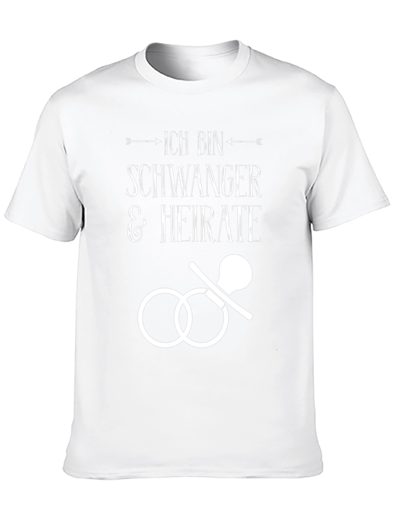 Ich Bin Schwanger & Heiratet T-Shirt
