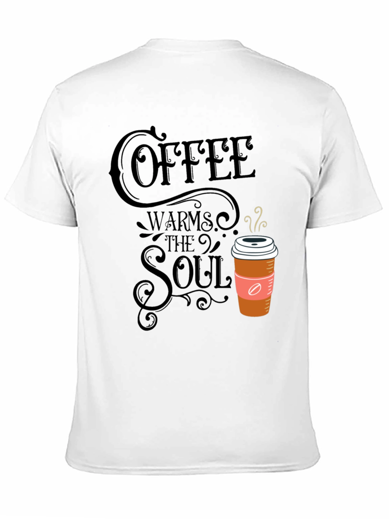 Coffee Warms the Soul Graphic T-Shirt