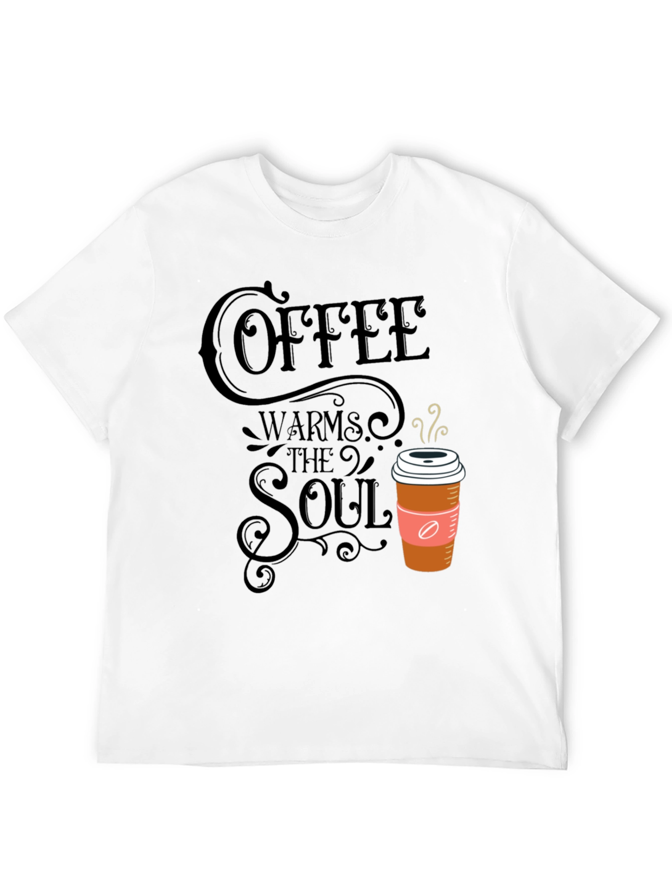 Coffee Warms the Soul Graphic T-Shirt