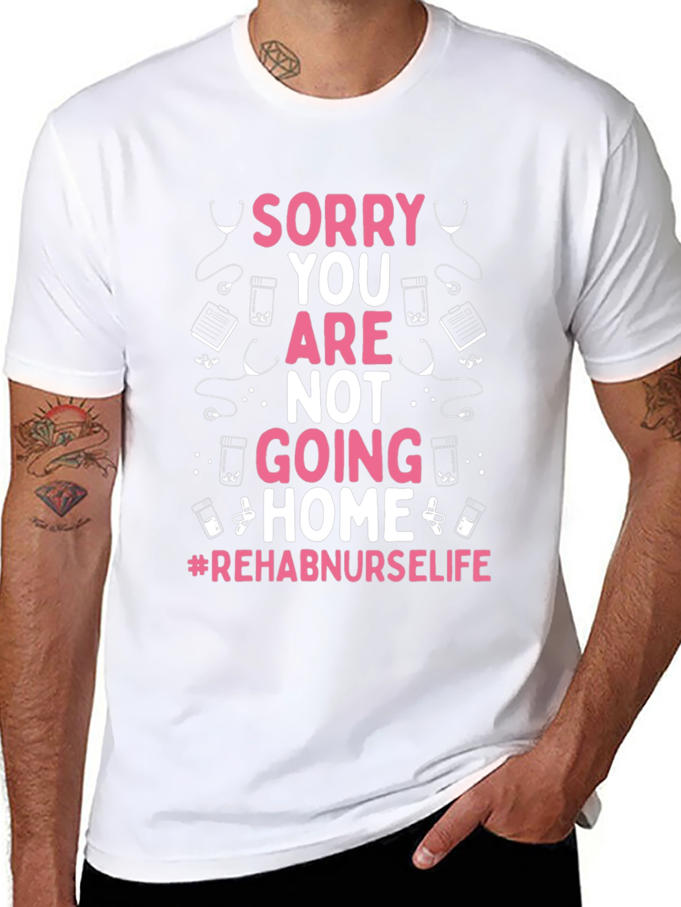 Rehab Nurse Life Graphic Tee
