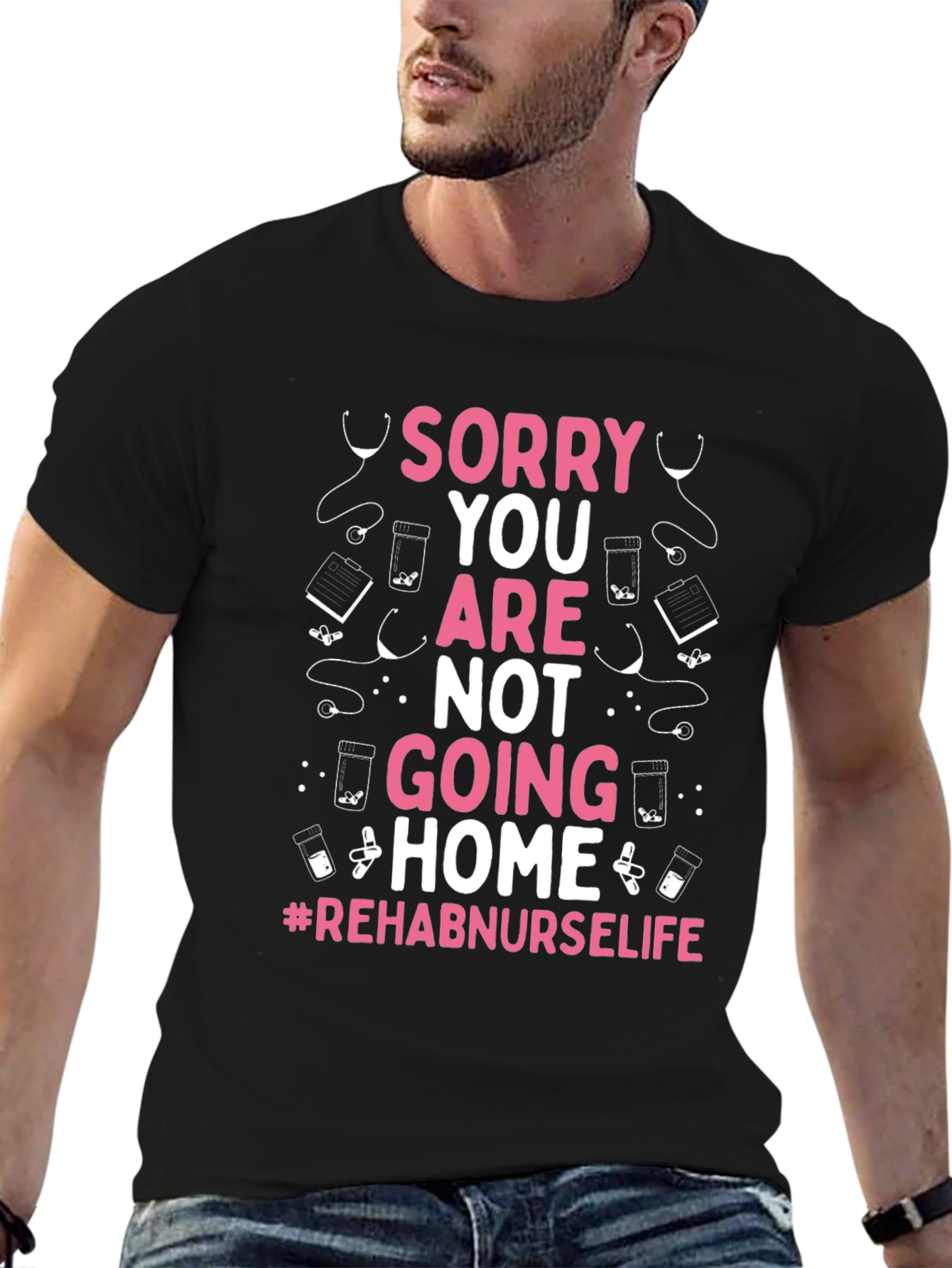 Rehab Nurse Life Graphic Tee