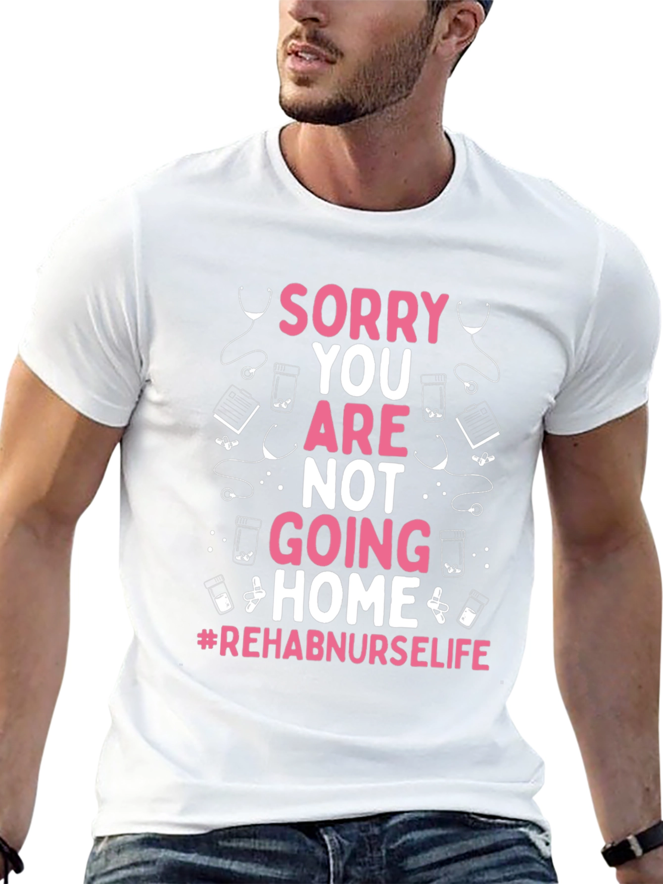 Rehab Nurse Life Graphic Tee