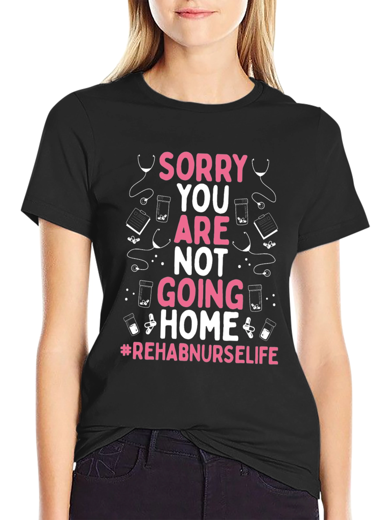 Rehab Nurse Life Graphic Tee