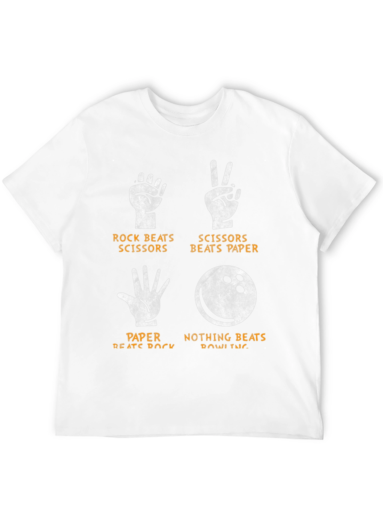 Rock Paper Scissors Bowling Graphic Tee
