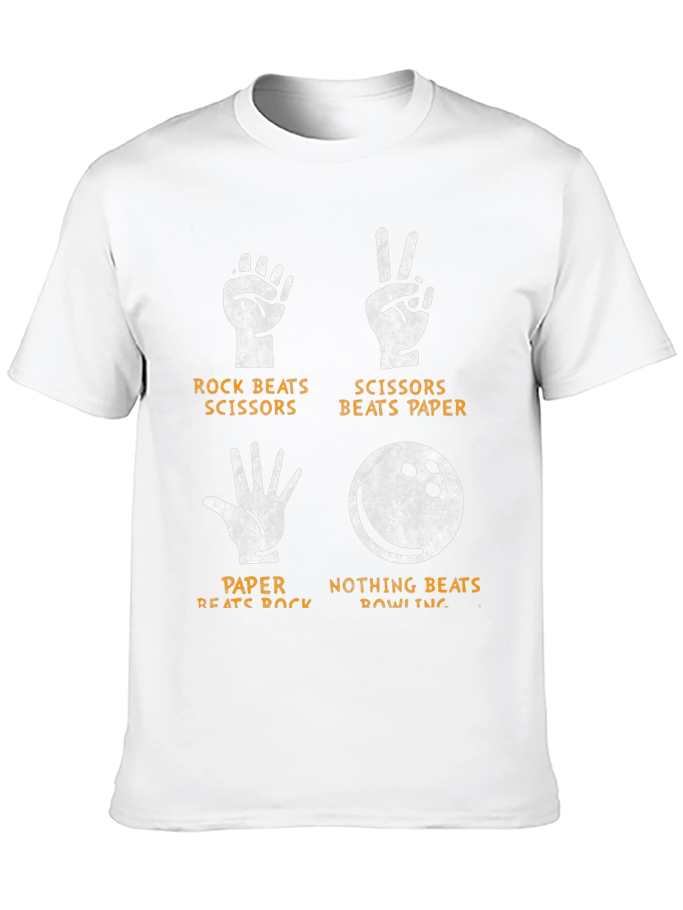 Rock Paper Scissors Bowling Graphic Tee
