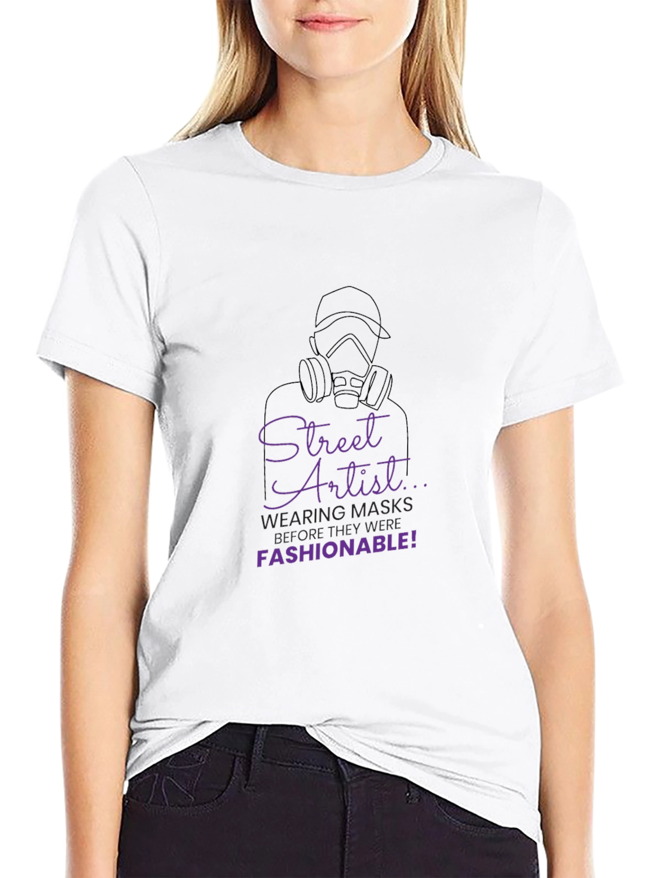 Street Artist Graphic Tee - Fashionable & Unique