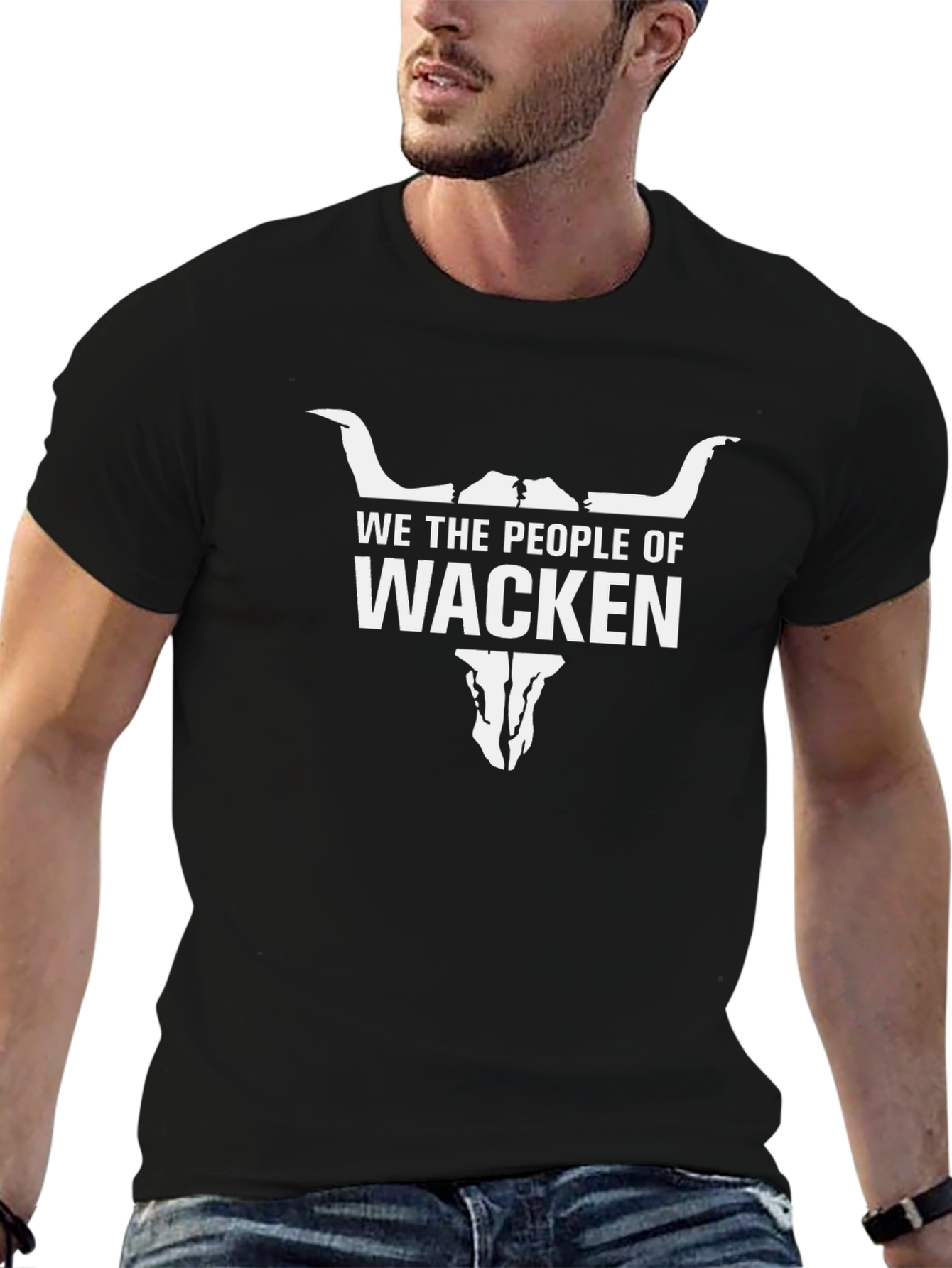 We The People of Wacken Black Graphic Tee