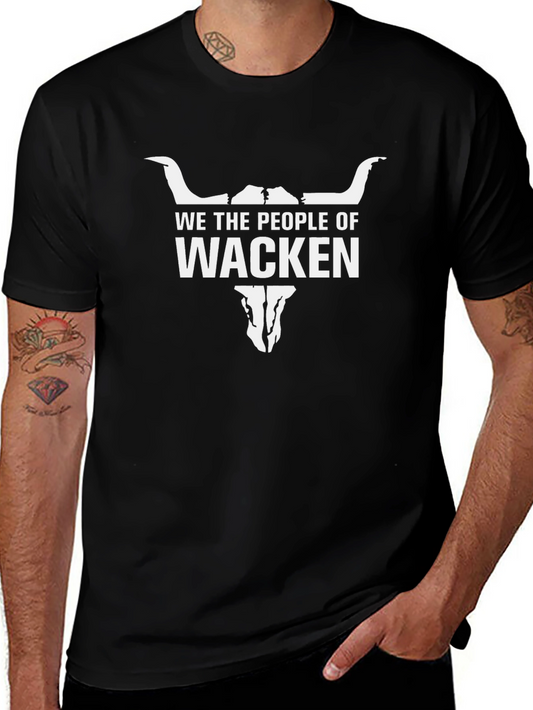 We The People of Wacken Black Graphic Tee