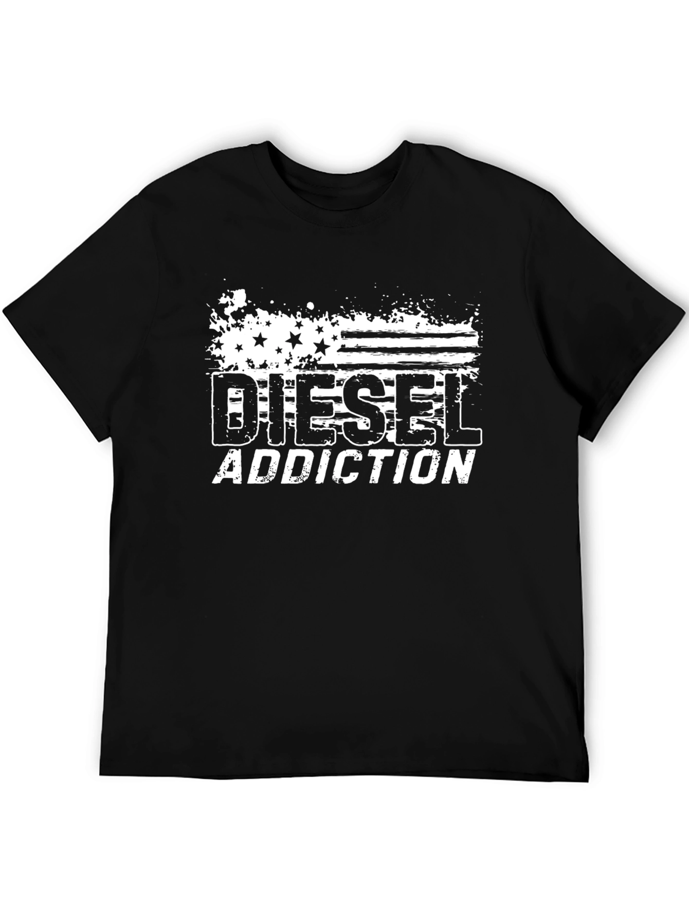 Diesel Addiction T-Shirt: American Flag Design