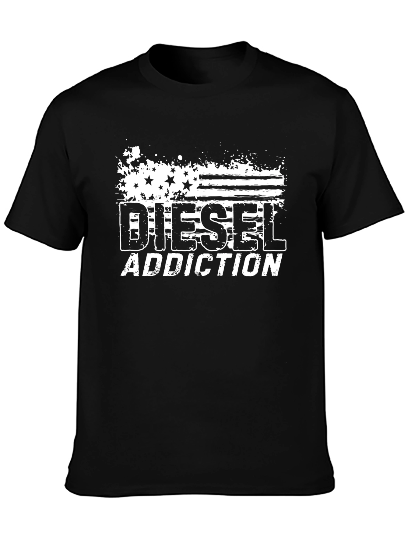 Diesel Addiction T-Shirt: American Flag Design