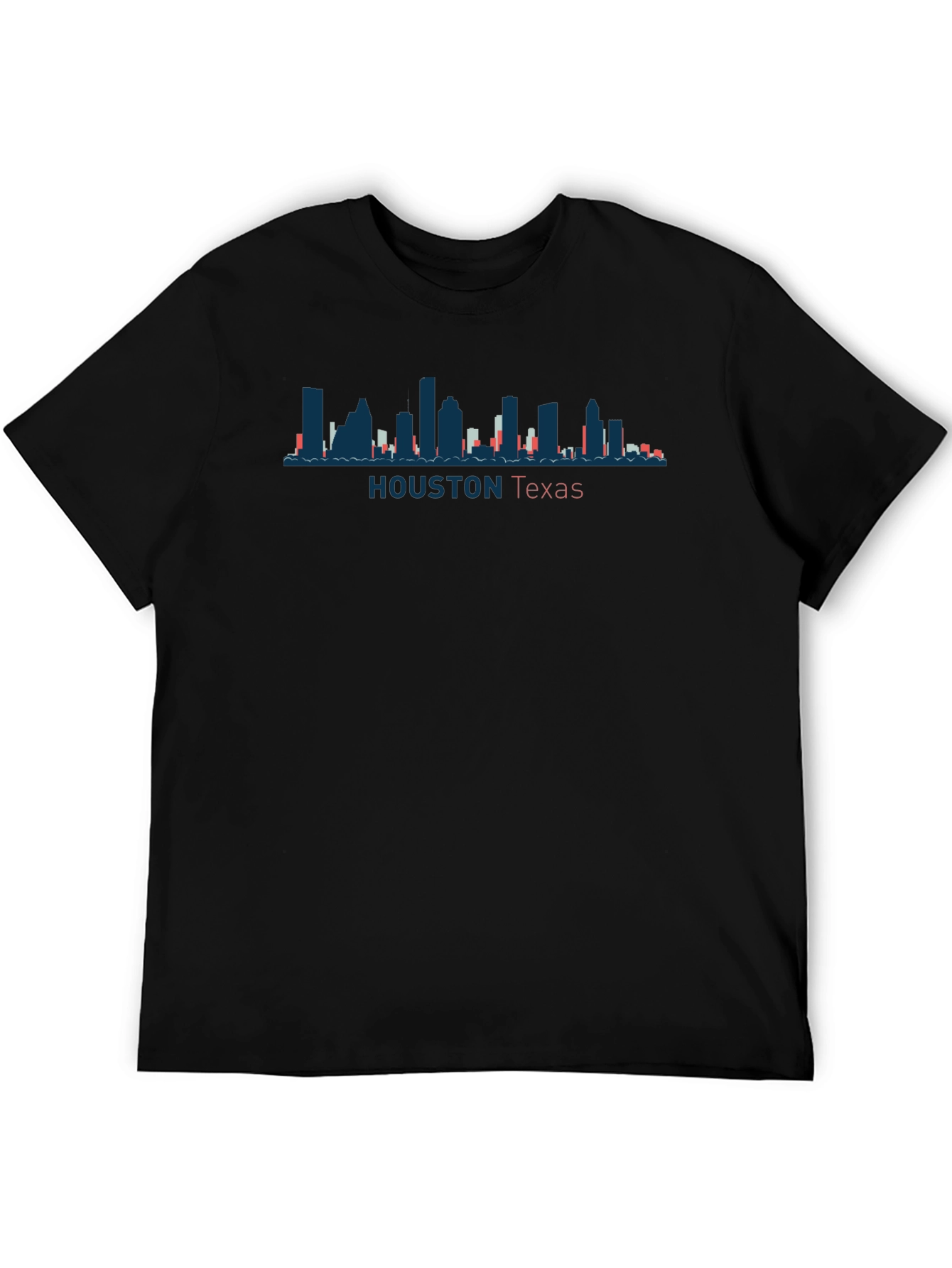 Houston Texas Skyline Graphic T-Shirt