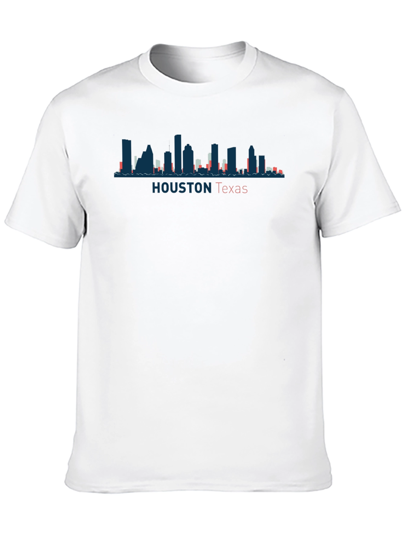 Houston Texas Skyline Graphic T-Shirt