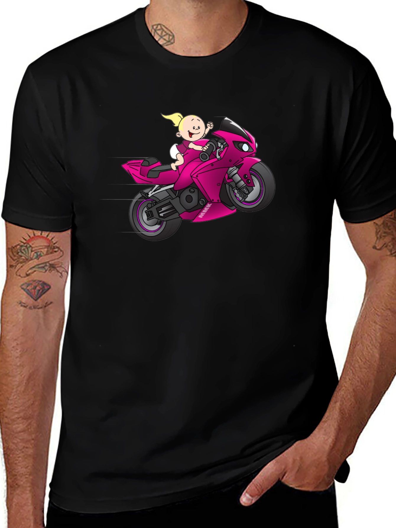 Baby Rider Graphic T-Shirt - Fun & Unique Design