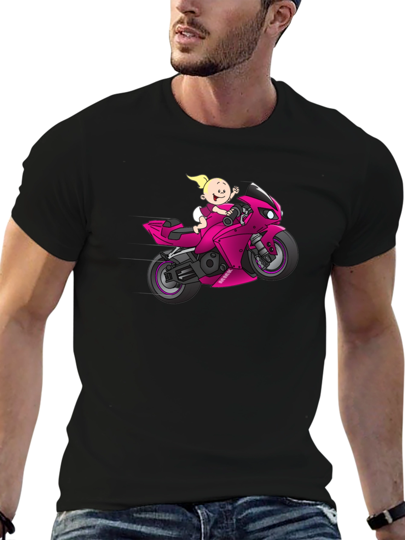 Baby Rider Graphic T-Shirt - Fun & Unique Design
