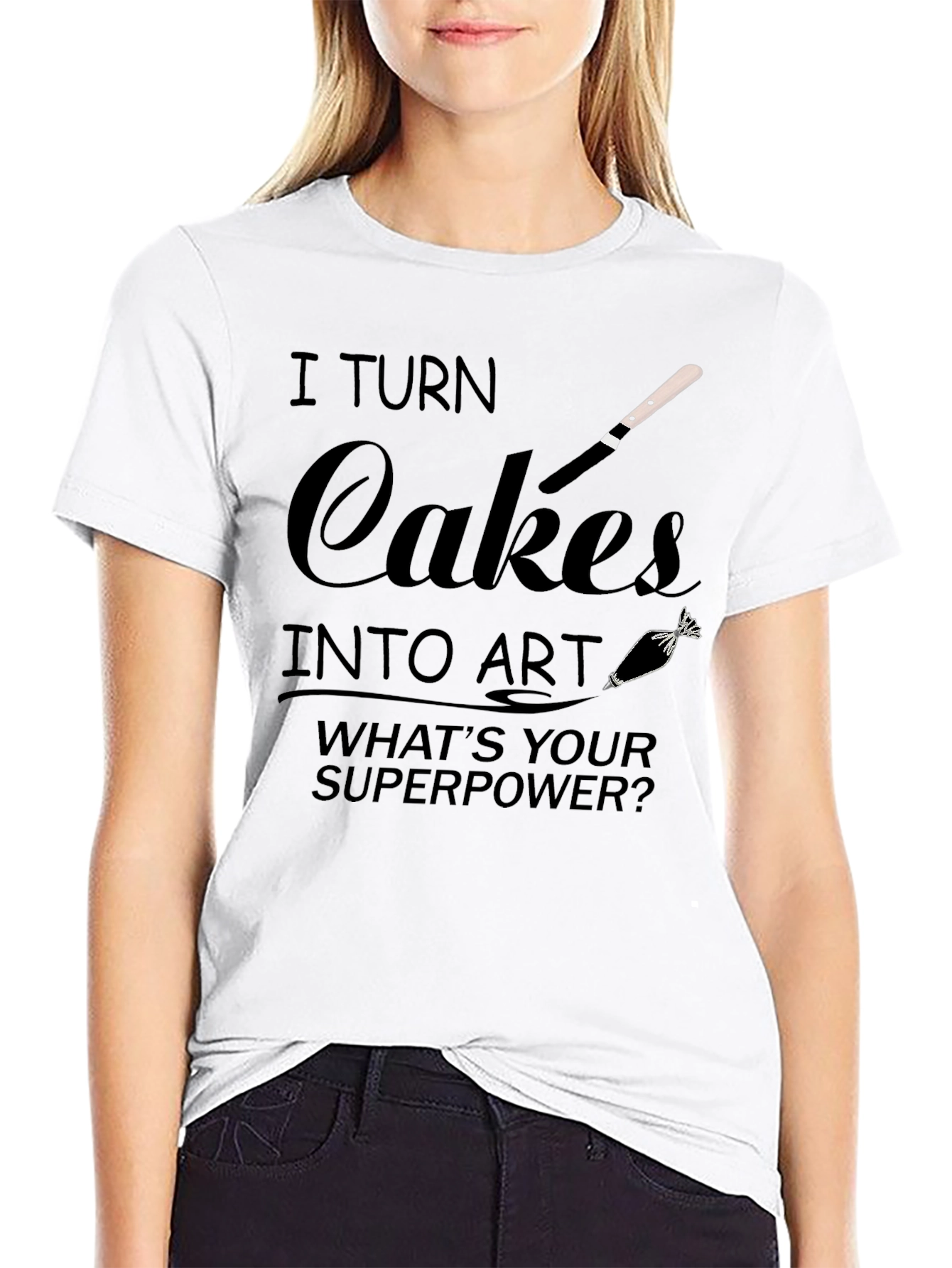 I Turn Cakes into Art T-Shirt - Baker Gift